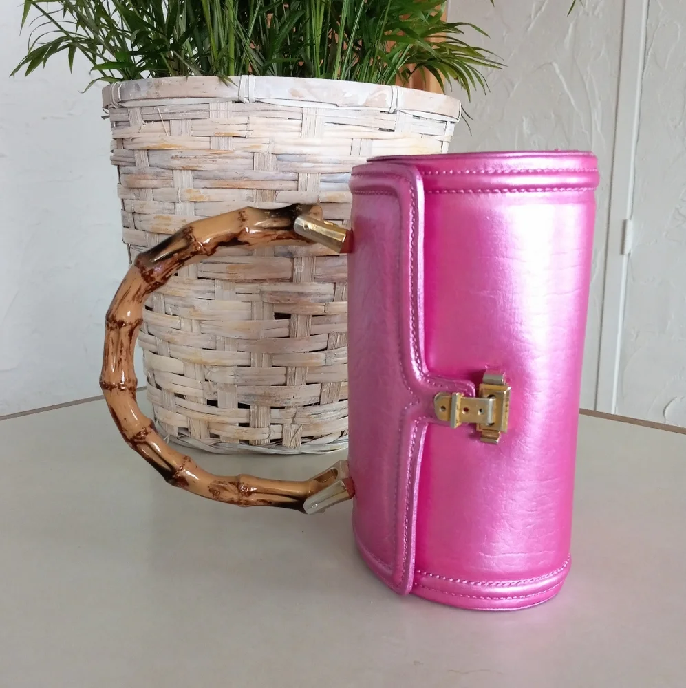 Coblentz Leather, Vintage 1960’s Purse, Made in Italy So cute & leather painted